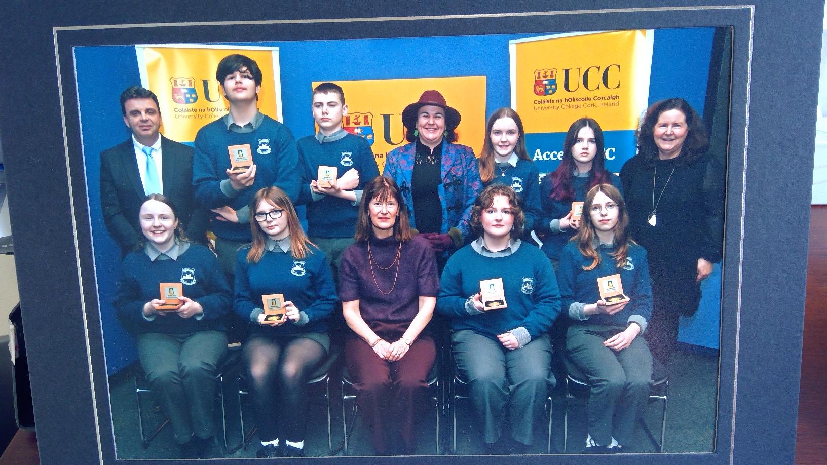 McEgan College students at the UCC Awards